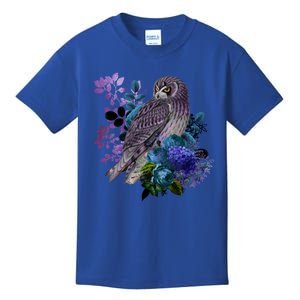 Floral Owl Mystic Owls Gift Kids T-Shirt