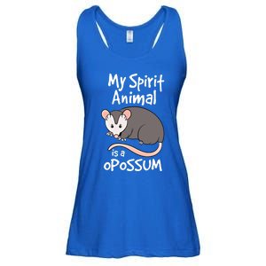 Funny Opossum My Spirit Animal Is A Opossum Cute Gift Ladies Essential Flowy Tank