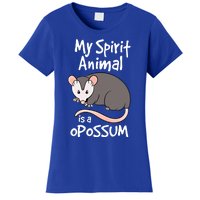 Funny Opossum My Spirit Animal Is A Opossum Cute Gift Women's T-Shirt