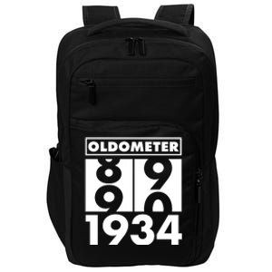 Funny Oldometer Made In 1934 90th Birthday Impact Tech Backpack