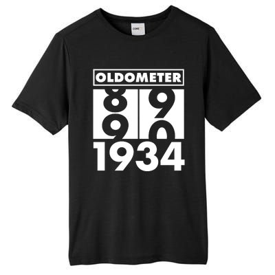 Funny Oldometer Made In 1934 90th Birthday Tall Fusion ChromaSoft Performance T-Shirt