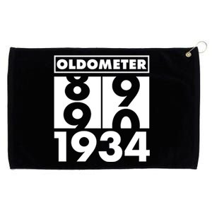 Funny Oldometer Made In 1934 90th Birthday Grommeted Golf Towel