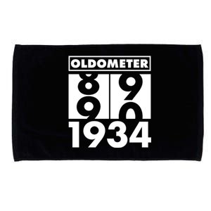 Funny Oldometer Made In 1934 90th Birthday Microfiber Hand Towel