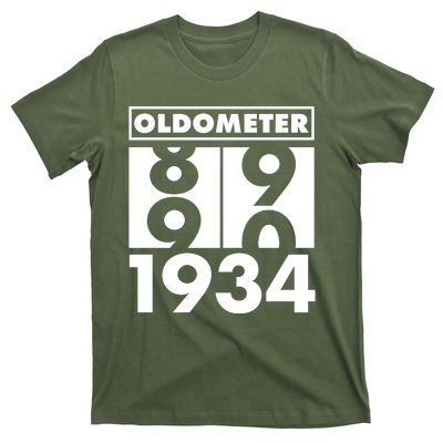 Funny Oldometer Made In 1934 90th Birthday T-Shirt