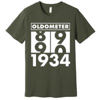 Funny Oldometer Made In 1934 90th Birthday Premium T-Shirt