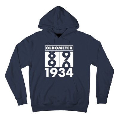 Funny Oldometer Made In 1934 90th Birthday Hoodie