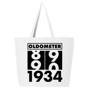 Funny Oldometer Made In 1934 90th Birthday 25L Jumbo Tote