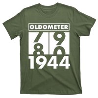 Funny Oldometer Made In 1944 80th Birthday T-Shirt