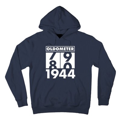 Funny Oldometer Made In 1944 80th Birthday Hoodie