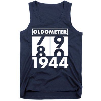 Funny Oldometer Made In 1944 80th Birthday Tank Top