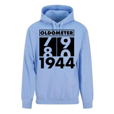 Funny Oldometer Made In 1944 80th Birthday Unisex Surf Hoodie