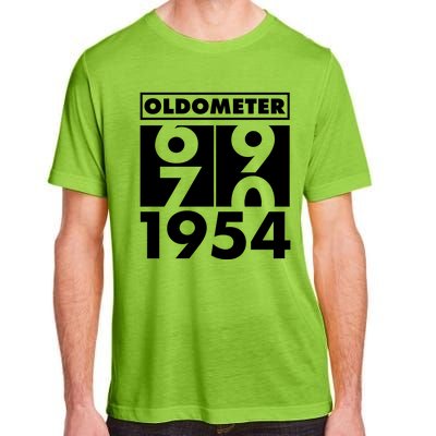 Funny Oldometer Made In 1954 70th Birthday Adult ChromaSoft Performance T-Shirt