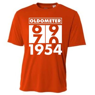 Funny Oldometer Made In 1954 70th Birthday Cooling Performance Crew T-Shirt