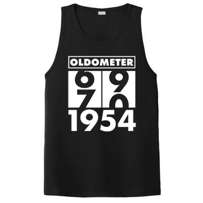 Funny Oldometer Made In 1954 70th Birthday PosiCharge Competitor Tank