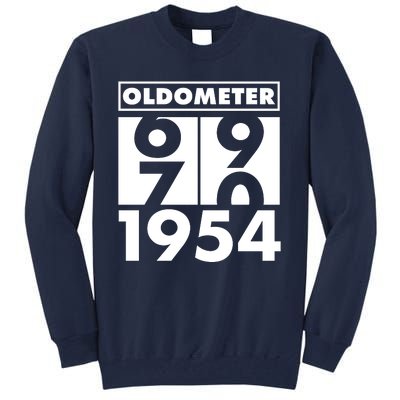 Funny Oldometer Made In 1954 70th Birthday Tall Sweatshirt