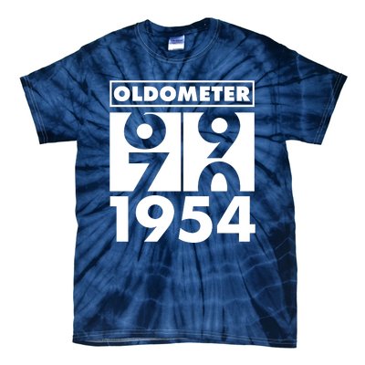 Funny Oldometer Made In 1954 70th Birthday Tie-Dye T-Shirt