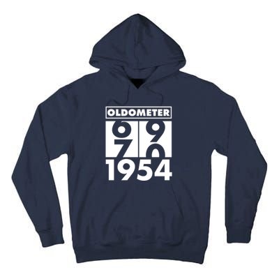 Funny Oldometer Made In 1954 70th Birthday Tall Hoodie