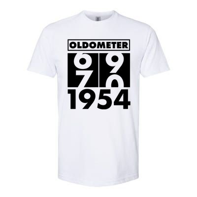 Funny Oldometer Made In 1954 70th Birthday Softstyle® CVC T-Shirt