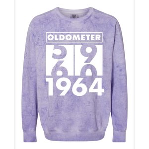 Funny Oldometer Made In 1964 60th Birthday Colorblast Crewneck Sweatshirt