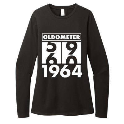 Funny Oldometer Made In 1964 60th Birthday Womens CVC Long Sleeve Shirt