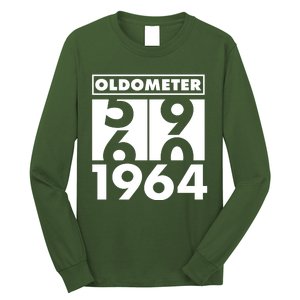 Funny Oldometer Made In 1964 60th Birthday Long Sleeve Shirt