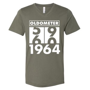 Funny Oldometer Made In 1964 60th Birthday V-Neck T-Shirt