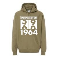 Funny Oldometer Made In 1964 60th Birthday Premium Hoodie