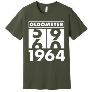 Funny Oldometer Made In 1964 60th Birthday Premium T-Shirt