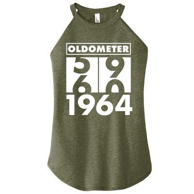 Funny Oldometer Made In 1964 60th Birthday Women’s Perfect Tri Rocker Tank