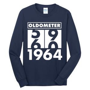 Funny Oldometer Made In 1964 60th Birthday Tall Long Sleeve T-Shirt