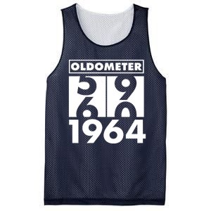 Funny Oldometer Made In 1964 60th Birthday Mesh Reversible Basketball Jersey Tank