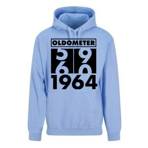 Funny Oldometer Made In 1964 60th Birthday Unisex Surf Hoodie