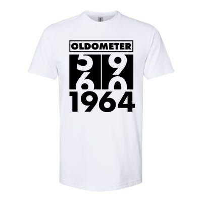 Funny Oldometer Made In 1964 60th Birthday Softstyle® CVC T-Shirt