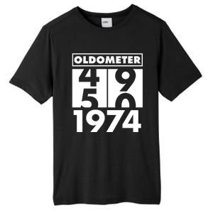 Funny Oldometer Made In 1974 50th Birthday Tall Fusion ChromaSoft Performance T-Shirt