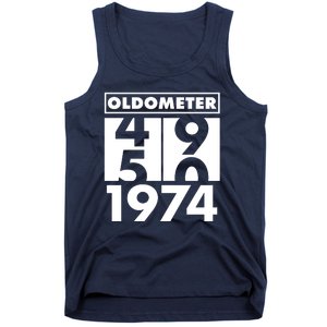 Funny Oldometer Made In 1974 50th Birthday Tank Top