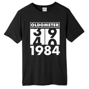 Funny Oldometer Made In 1984 40th Birthday Tall Fusion ChromaSoft Performance T-Shirt