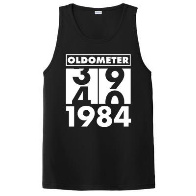 Funny Oldometer Made In 1984 40th Birthday PosiCharge Competitor Tank