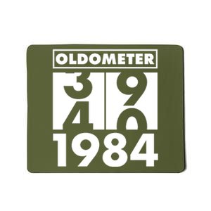 Funny Oldometer Made In 1984 40th Birthday Mousepad