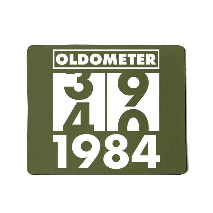 Funny Oldometer Made In 1984 40th Birthday Mousepad