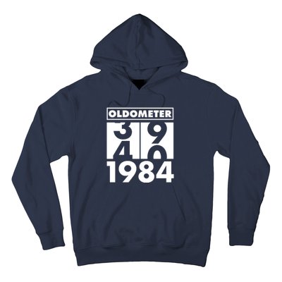 Funny Oldometer Made In 1984 40th Birthday Hoodie