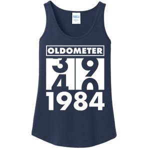 Funny Oldometer Made In 1984 40th Birthday Ladies Essential Tank