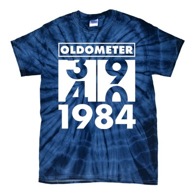 Funny Oldometer Made In 1984 40th Birthday Tie-Dye T-Shirt