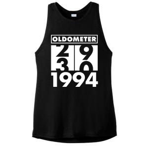 Funny Oldometer Made In 1994 30th Birthday Ladies PosiCharge Tri-Blend Wicking Tank