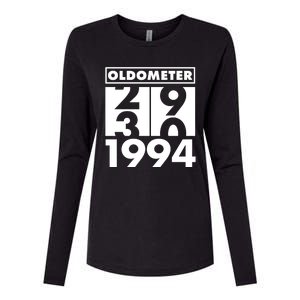 Funny Oldometer Made In 1994 30th Birthday Womens Cotton Relaxed Long Sleeve T-Shirt