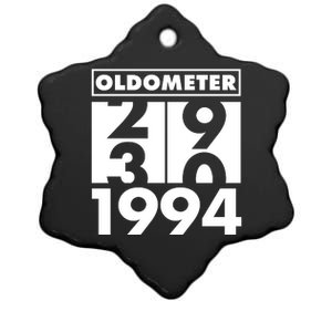 Funny Oldometer Made In 1994 30th Birthday Ceramic Star Ornament