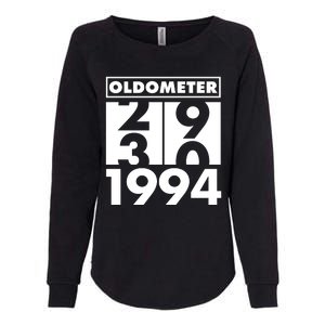 Funny Oldometer Made In 1994 30th Birthday Womens California Wash Sweatshirt