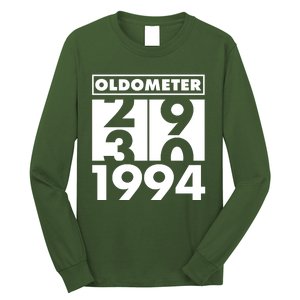 Funny Oldometer Made In 1994 30th Birthday Long Sleeve Shirt