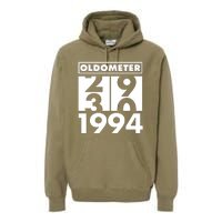 Funny Oldometer Made In 1994 30th Birthday Premium Hoodie