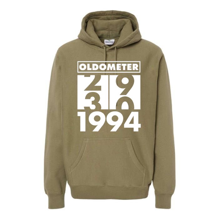 Funny Oldometer Made In 1994 30th Birthday Premium Hoodie