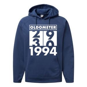 Funny Oldometer Made In 1994 30th Birthday Performance Fleece Hoodie